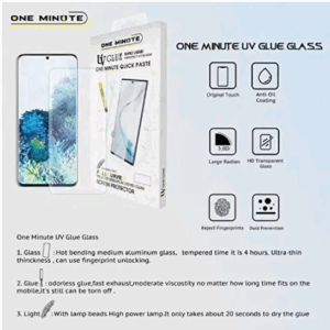 Redmi Note 13 Pro Plus 5G UV Tempered Glass Screen Protector Curved with Liquid Glue and UV Light -Transparent Clear - Image 3
