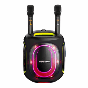 HOPE STAR PARTY BOX 600 With 2 Wireless Mics 300W Party Speaker IPX5 Waterproof Outdoor Speaker Deep Bass DSP/EQ/RGB/Karaoke/TWS