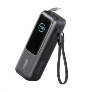 Anker Laptop Power Bank (25K, 165W, Built-In Retractable Cable)