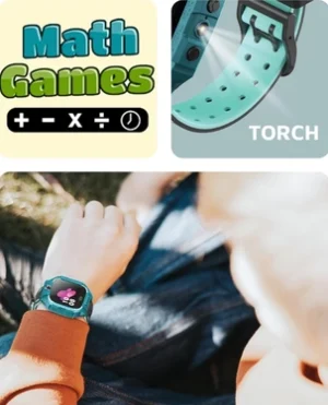 Green Lion Kids Series 5 Smart Watch With 1.44 Inch Display | 400mAh | GN2GKDS5SWPL - Purple - Image 5