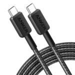 Anker 322 USB-C to USB-C 6ft 60W Braided Cable A81F6H11 - Black