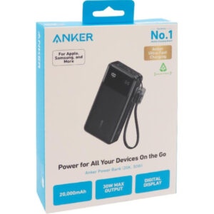 Anker PowerBank 30W 20000mAh - Black (A1384H11) - Image 2
