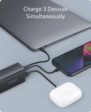 Anker PowerPort III 3-Port 65W A2667K11 - Black - Image 3