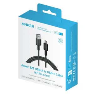 Anker 322 PowerLine USB A to USB C Fast Charging 6ft/1.8m Cable A81H6 - Image 2