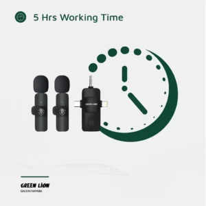 Green Lion 3 IN 1 Microphone Type-C / Lightning / Aux - Image 2