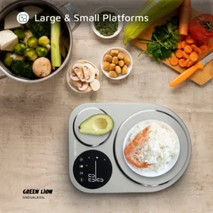 Green Lion Dual Kitchen Scale - Silver - Image 2