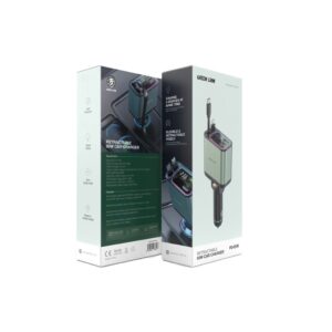 Green Lion Retractable 90W Car Charger - Image 2