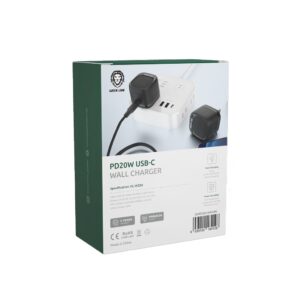 Green Lion PD 20W USB-C UK Wall Charger - Image 2