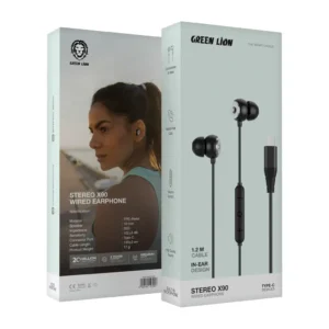 Green Lion Stereo X90 Type-C Wired Earphone - Image 3