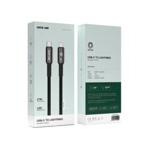 Green Lion USB-C to Lightning Braided Cable - Image 2