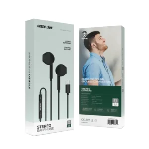 Green Lion Wired Stereo Earphones with Type-C Connector - Image 4