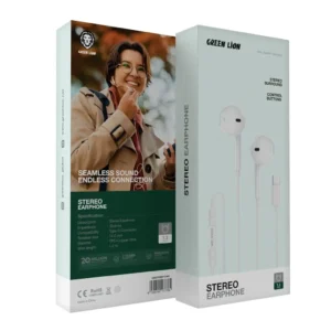 Green Lion Wired Stereo Earphones with Type-C Connector - Image 3