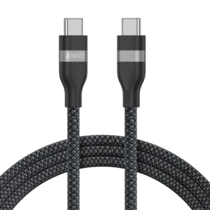 Anker USB-C to USB-C Cable 240W (Upcycled-Braided) (3ft) Black