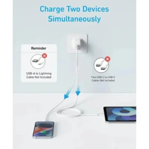 Anker Select 2 Port 20W High Speed Charger White – A2348K21 - Image 5