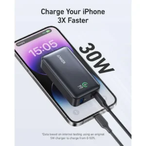 Anker Pocket-Sized Power Bank | 10,000mAh | 30W | Type-C | Type-A - Image 3
